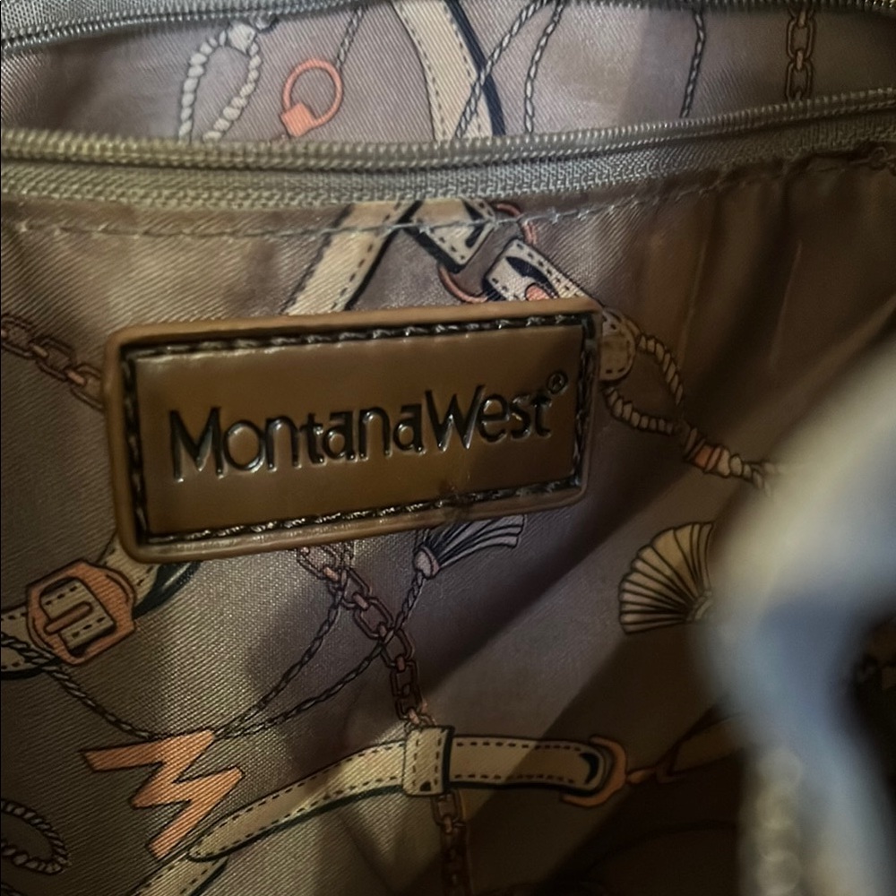 Montana West Silver Quilted Tote Bag - Picture 3 of 5